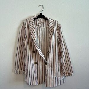 Dolan Women’s Anthropologie Striped Blazer Size XS